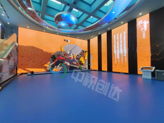 中視創(chuàng  )達助力新疆科技館展廳LED顯示屏沉浸式體驗場(chǎng)景